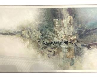 Signed John O. Thomson Mixed Media Painting
