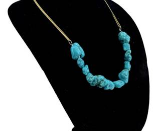 Turquoise Beaded Necklace

