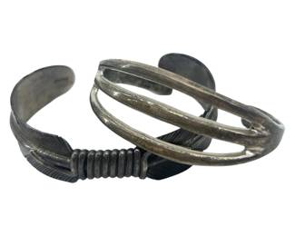 2pc. Sterling Silver Bracelets
