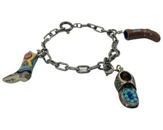 Native American Sterling Silver Bracelet
