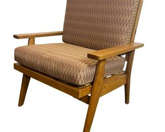 Mid Century Modern Maple Accent Chair
