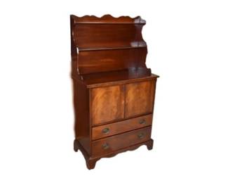 5. Vintage Mahogany Etagere