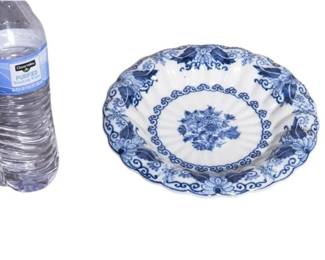 18. 18th Century Delft Plate Small Bluewhite