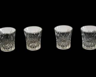 38. Four 4 Double Old Fashioned Glasses
