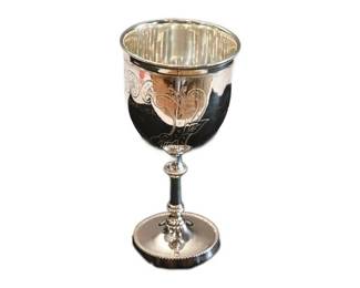 75. Silverplated Goblet