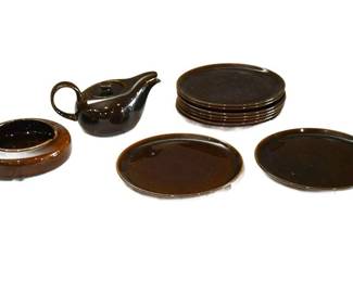 81. Vintage Stoneware Dish Service