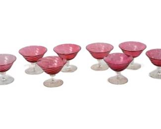 89. Group Pink Glass Steamware