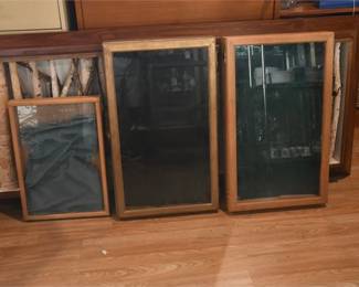 101. Three 3 Display Cases