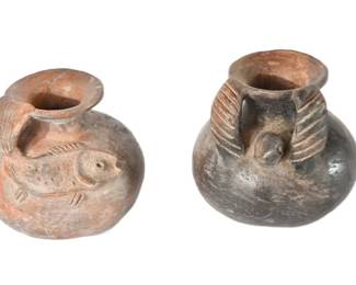 126. Two 2 Antique Pots