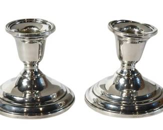150. Pair International Silver Candlesticks