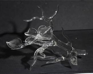 182. Frabel Art Glass Flower