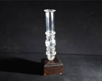 183. Frabel Art Glass Sculpture On Stand
