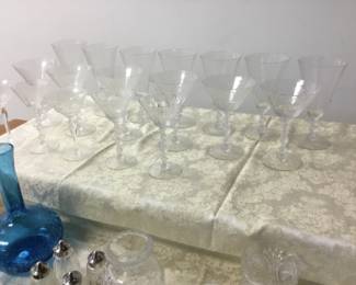 Crystal stemware 