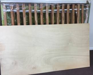 Bed slats and wood platform