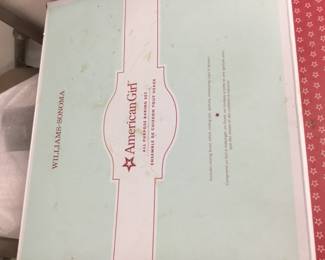 American Girl baking set 