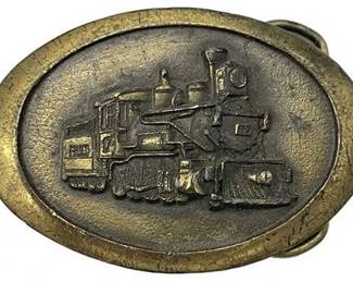 Lot 004   0 Bid(s)
1983 The Great American Buckle Co. (Numbered)Locomotive Collectible Belt Buckle