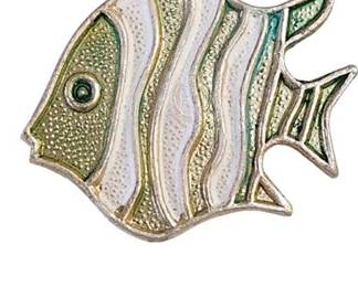 Lot 032   1 Bid(s)
Vintage Fish Brooch