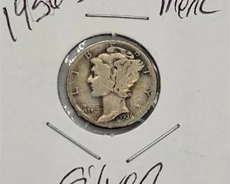 Lot 434   3 Bid(s)
1936 D US Mercury Silver Dime