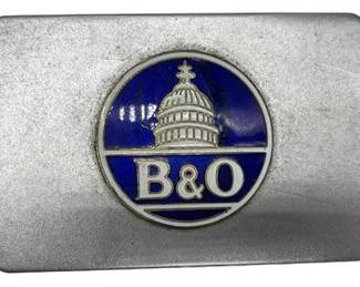 Lot 510   1 Bid(s)
B&O Railroad Belt Buckle
