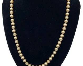 Lot 661   0 Bid(s)
Champagne Color Pearl Necklace