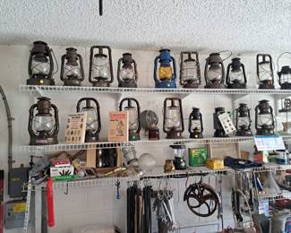 Plenty of very old  lanterns from way back when trains ruled the West. All researched and priced 