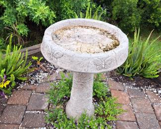Bird bath $40