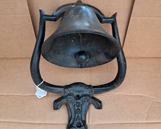 Very heavy cast iron bell