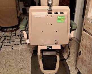 Back of dentist chair