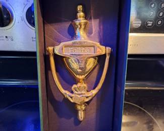 Solid brass Irish door knocker