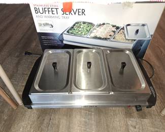 2 buffet servers $50 for both 
Or $30 each