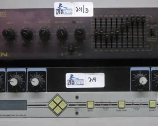 LOT OF 3 ELECTRONICS INCUDING BOGEN GOLD SEAL SERIES 100, IVIE 804 AUTOMATIC MIXER, WHITE INSTRUMENTS 5000