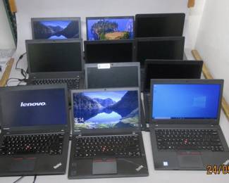 LOT OF 11 LAPTOPS