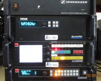 LOT OF 4 ELECTRONICS INCUDING SENNHEISER ANT.DC, BARCO SCREEN PRO HD, BARCO MATRIX PRO, FOLSOM RESEARCH BLEND PRO