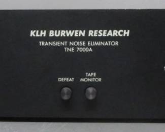 KLH BURWEN RESEARCH TRANSIENT NOISE ELIMINATOR TME 7000A