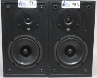 LOT OF 2 CERWIN VEGAS LS5 SPEAKERS