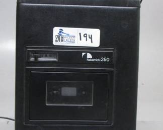 NAKAMICHI 250 PORTABLE CASSETTE PLAYER