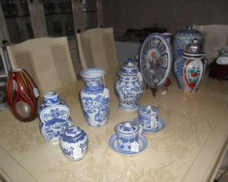 Blue & White Items