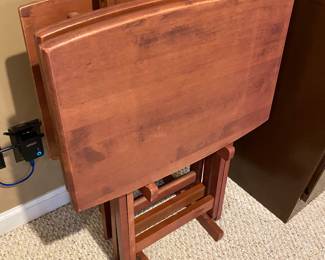 Solid Wood TV Table Set