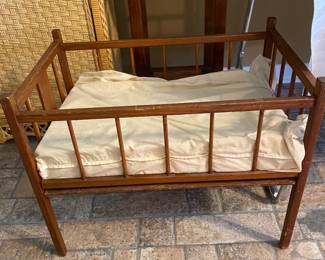Antique Baby Doll Bed