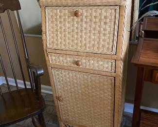 Vintage Rattan Storage