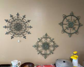Metal Verdigris Wall Art