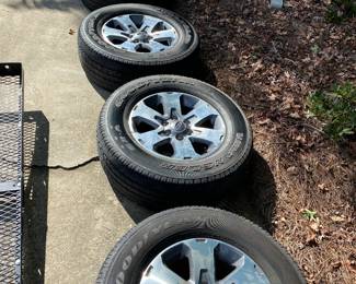 2014 Ford F150 Take Off Rims {20% Life on Goodyear Tire}