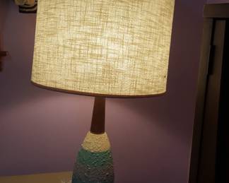 Beautiful M C M pair of lamps. 