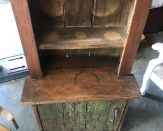 Small primitive cabinet