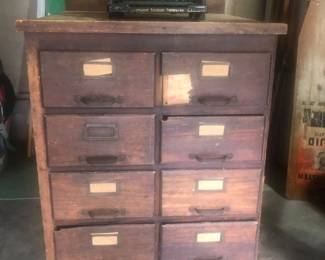 Old storage cabinet