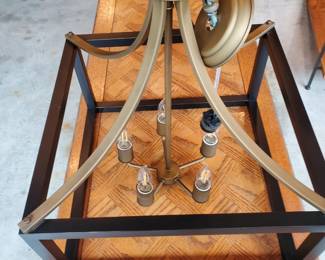 2023 blk chandelier with candles