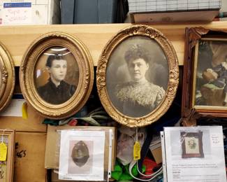 Antique photographs frames
