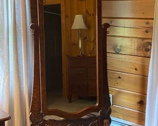 Antique swivel mirror 