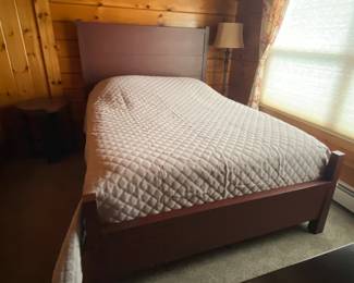 Basset Furniture
BenchMade - Solid Wood: Heritage Panel Bed and matching Round Side Table Bed
88” d x 64” w d 58” h