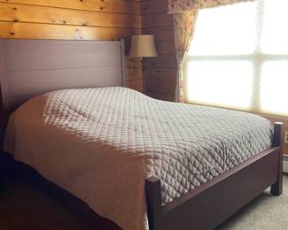 Basset Furniture
BenchMade - Solid Wood: Heritage Panel Bed and matching Round Side Table Bed
88” d x 64” w d 58” h